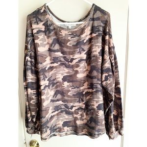 Umgee Camo Sweater
